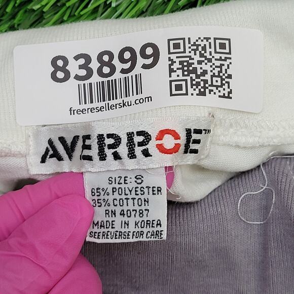 Vintage 90s Averroe 1/4 Zip Mockneck Sweatshirt Women S/M 22x27 Baggy - Picture 6 of 13